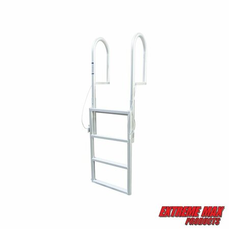 Extreme Max Extreme Max 3005.3461 Sliding Dock Ladder - 4-Step 3005.3461